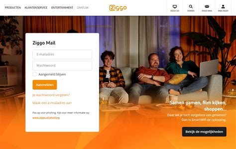 ziggoweb|Inloggen op Ziggo Mail 